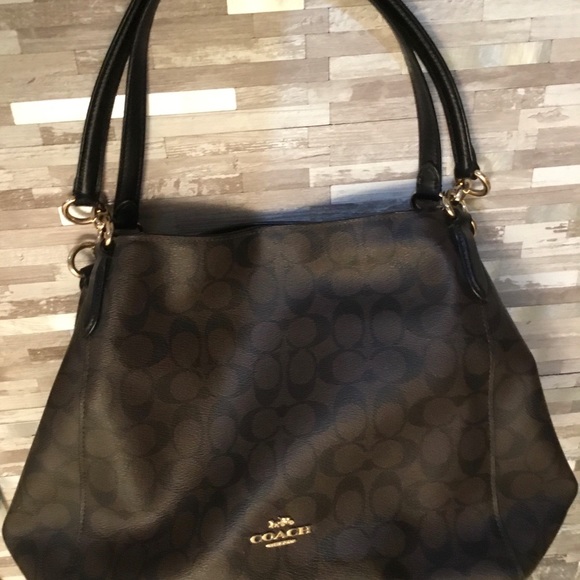 Coach Large Brown Handbag - Picture 3 of 10